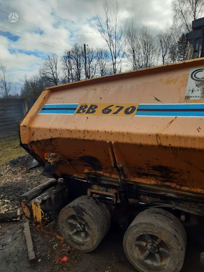 Bomag Bitelli bb670 dalimis, kelių tiesimo mašinos