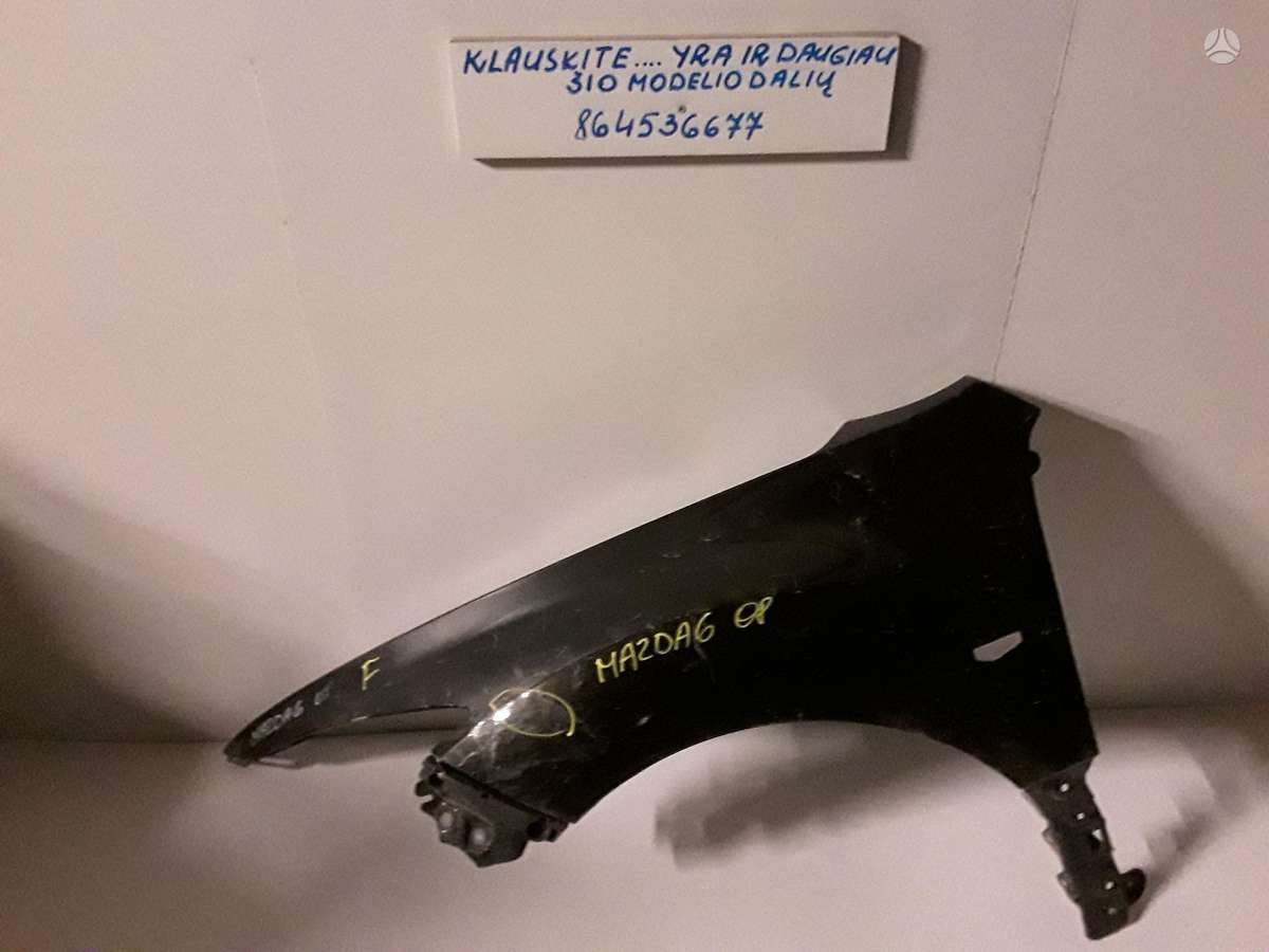 Mazda 6 rezerves daļās. Sedanas checbekas