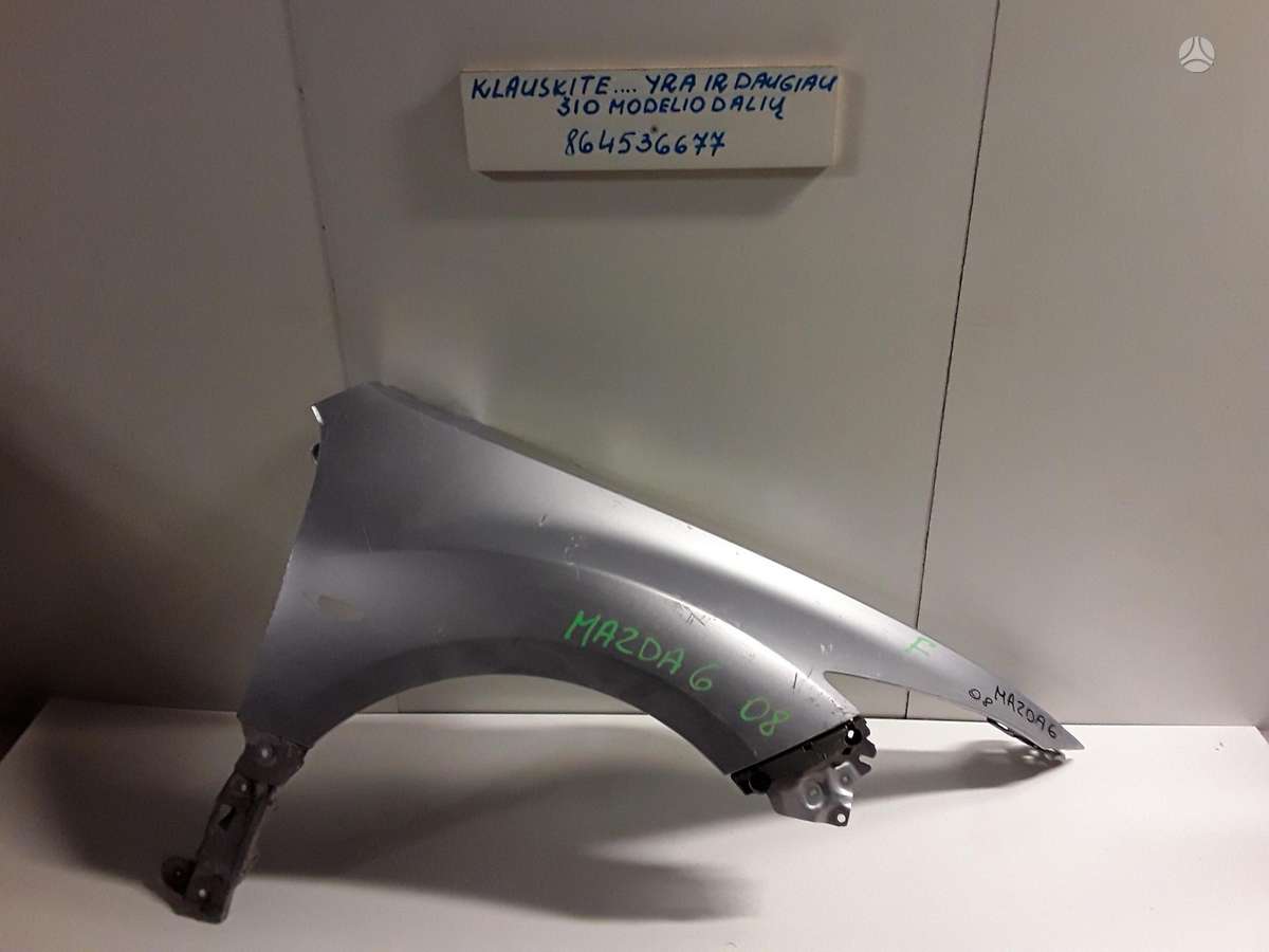 Mazda 6 rezerves daļās. Sedanas checbekas