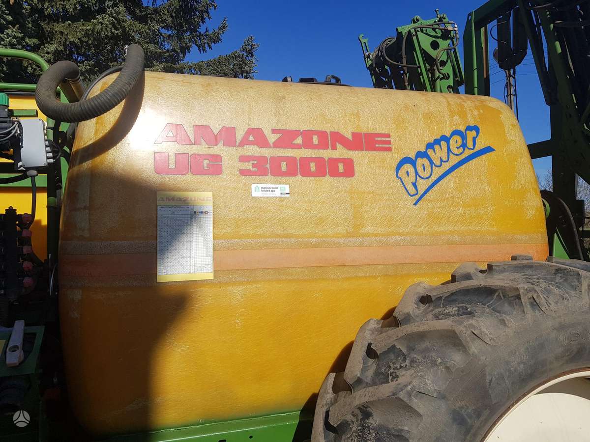 Amazone UG 3000, разбрызгиватели