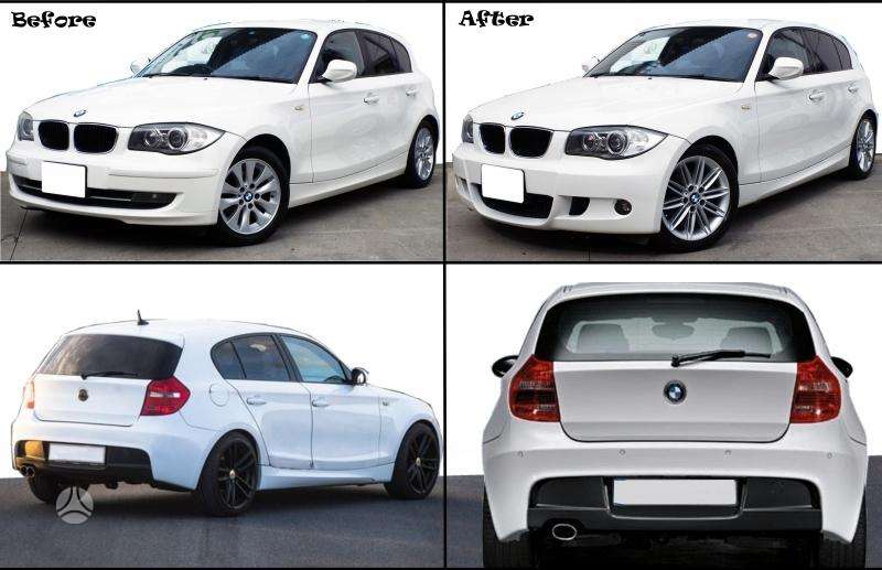 BMW 1 serija dalimis. Bmw 1 e81 e82 e87 e88 m technic 1m tuning dalys pat