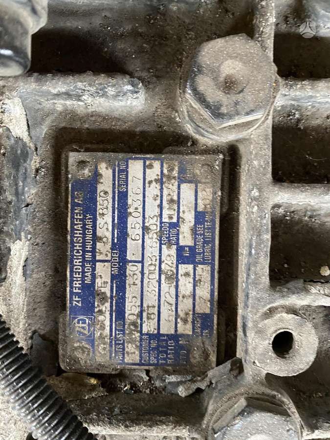 MAN ZF 6S850 ECOLITE, sunkvežimiai