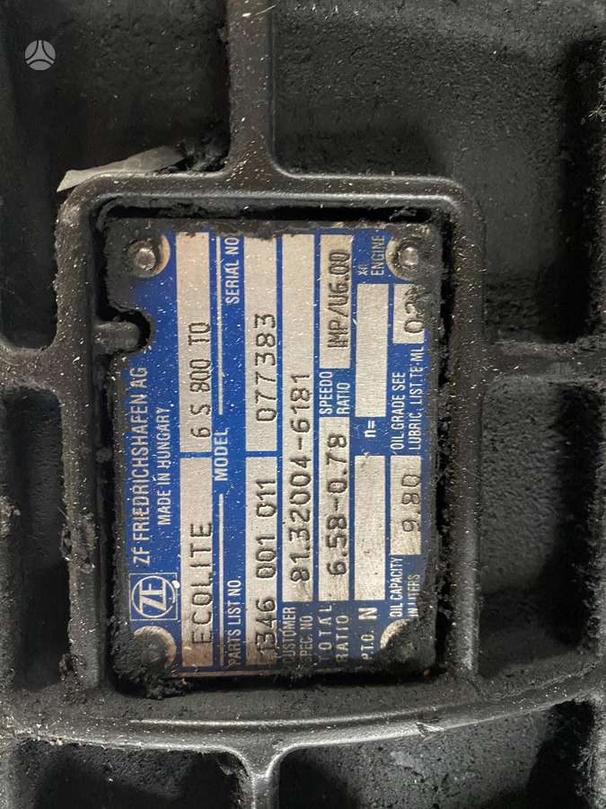 MAN ZF 6S800TD, trucks