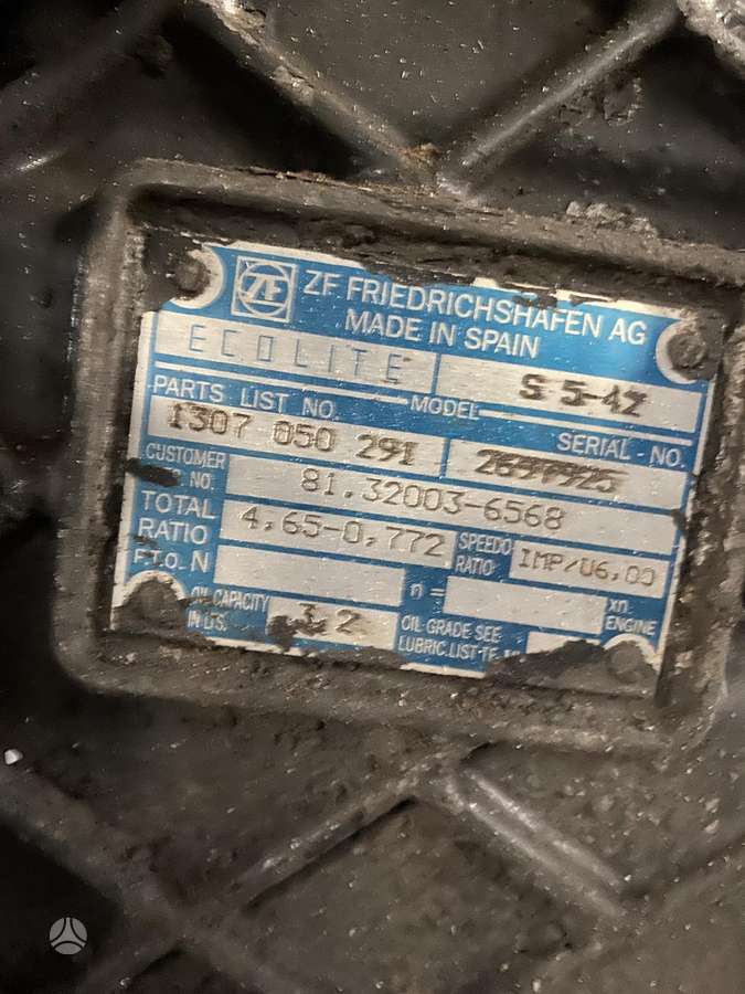 MAN ZF S5-42, trucks