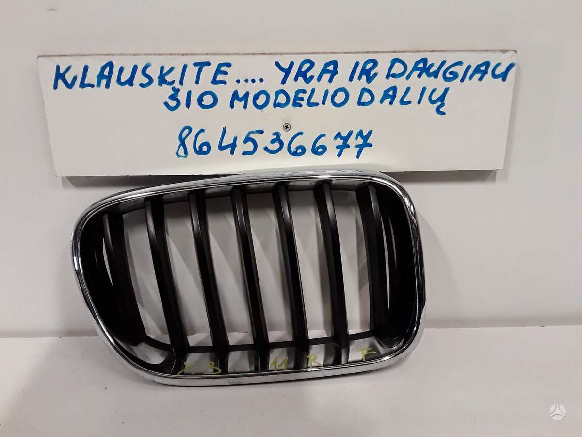 BMW X3 rezerves daļās