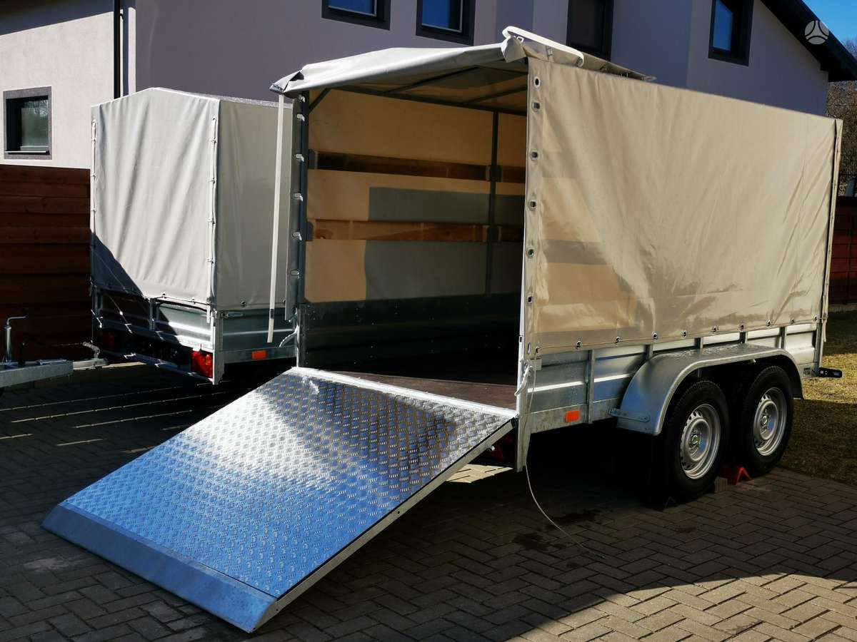 KTS Virinta, lingės, pastiprinta, passenger car trailers