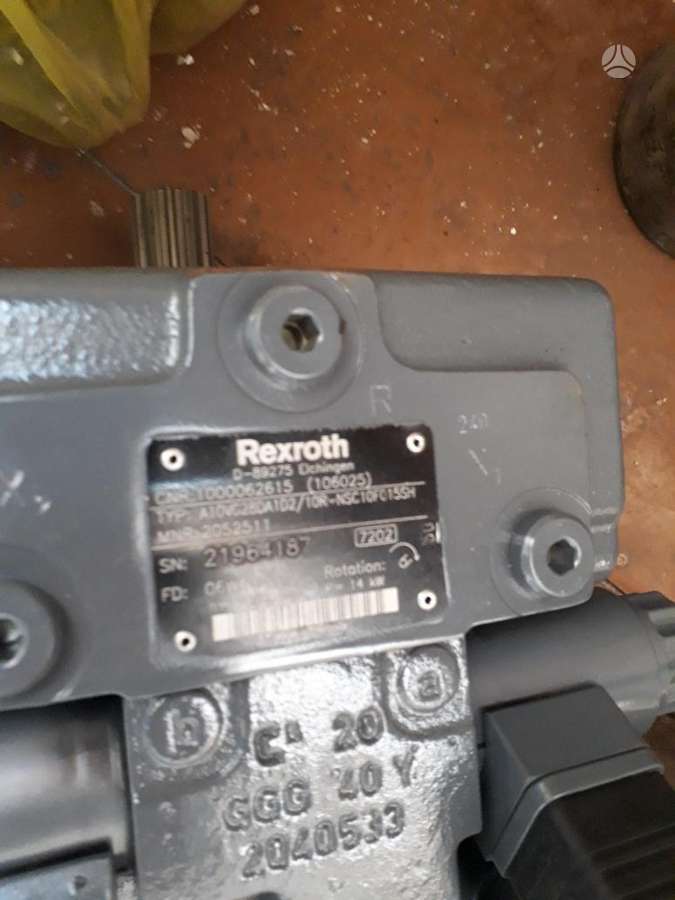 -Kita- Siurblys REXROTH, ekskavatoriai
