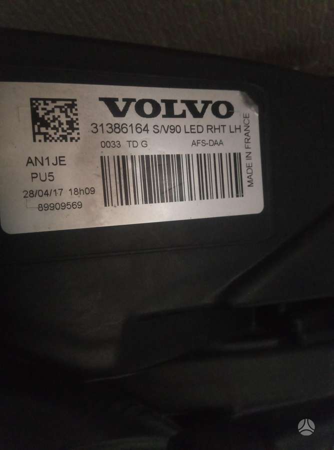 Volvo S90 body parts