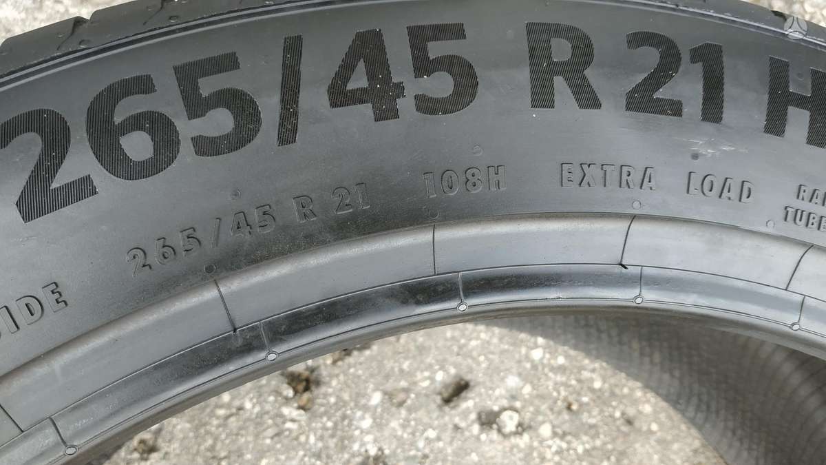 Continental, летние 265/45 R21