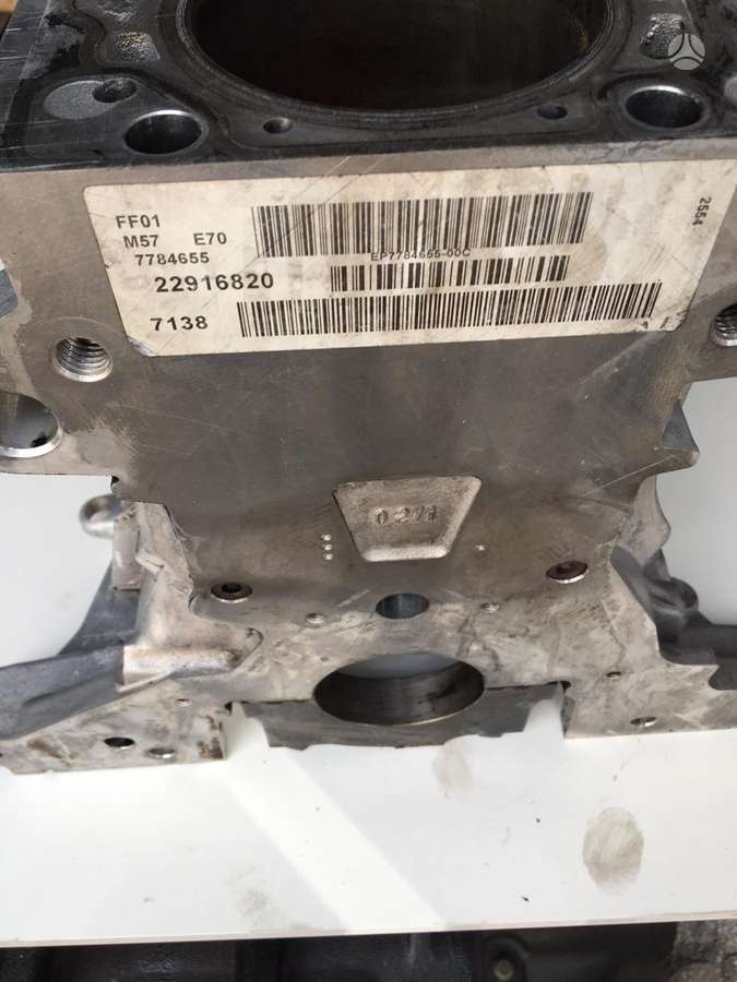 BMW X5, 306D5 M57TUE2 M57N2 M57D30, variklio detalės