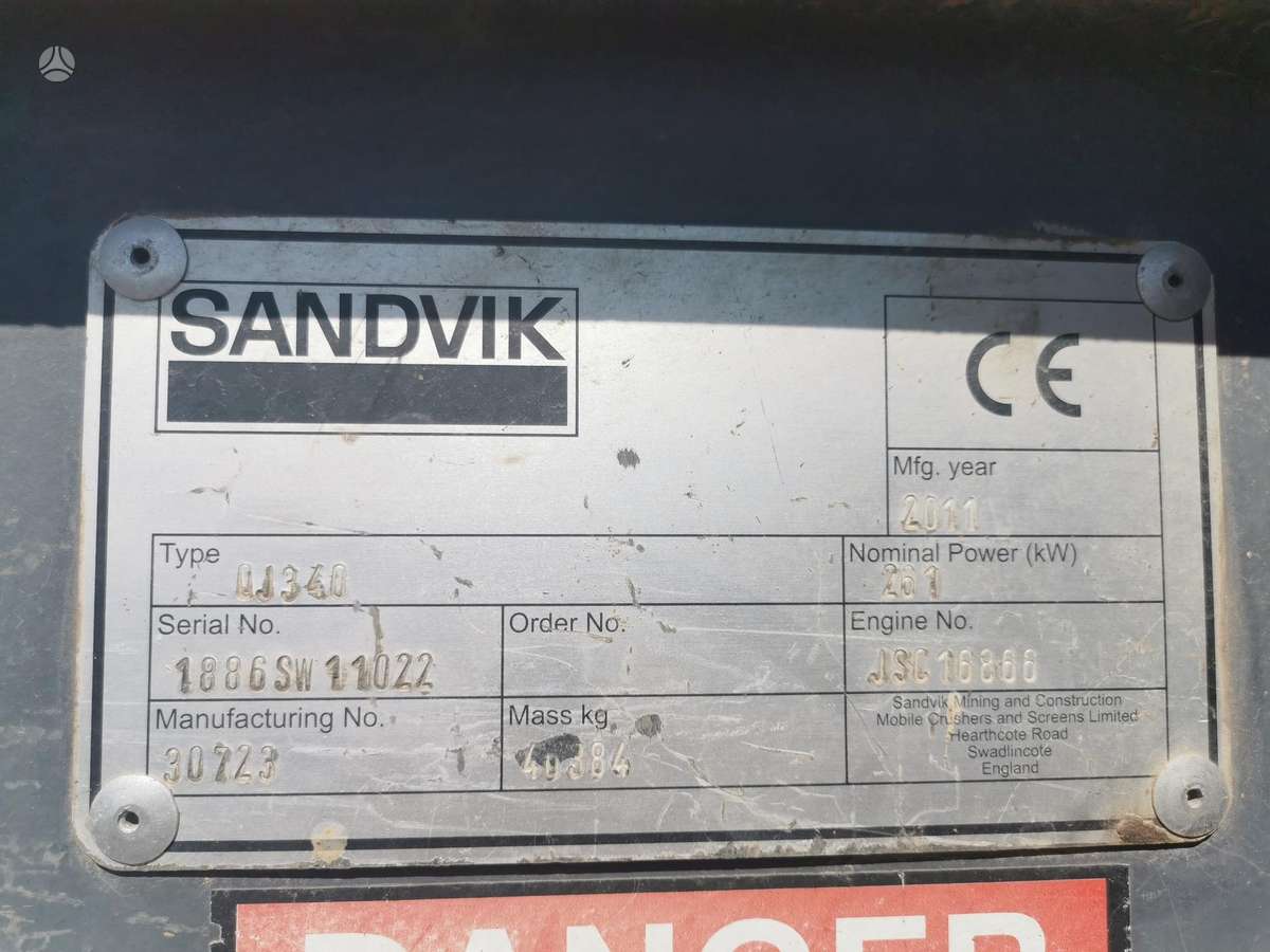 Extec SANDVIK 340, stone crusher