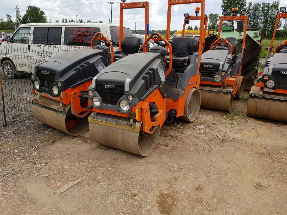 Hamm HD8VV, veltņi / blietes