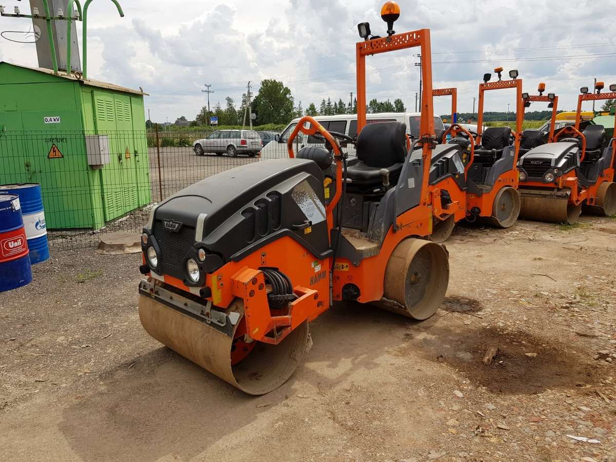 Hamm HD8VV, veltņi / blietes