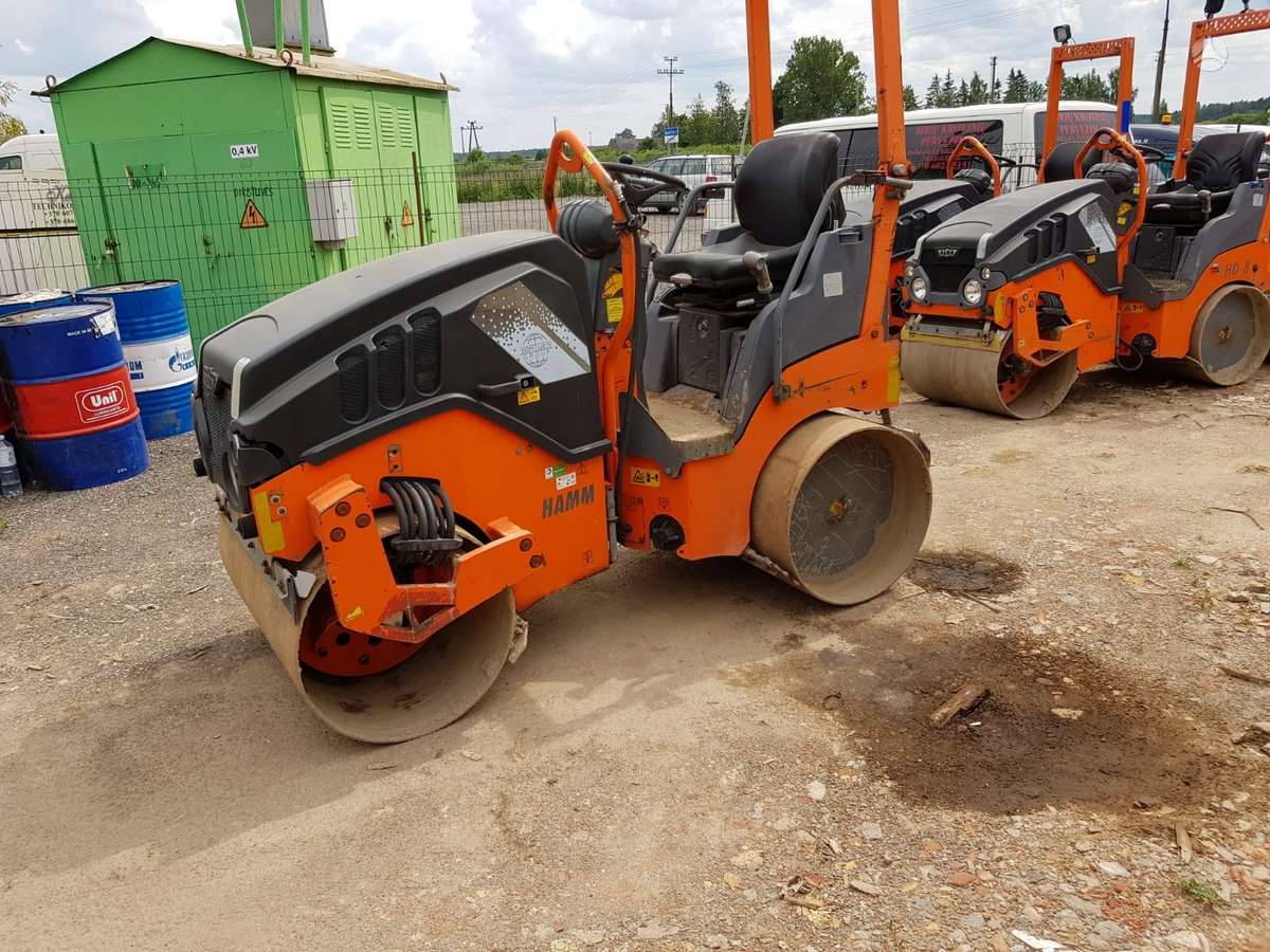 Hamm HD8VV, veltņi / blietes