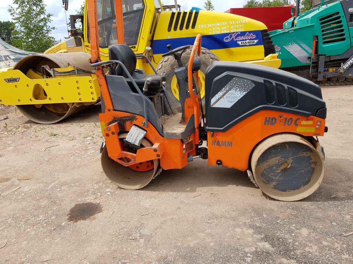 Hamm HD8VV, veltņi / blietes
