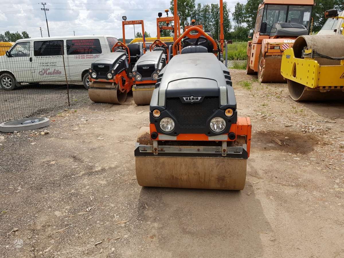 Hamm HD8VV, veltņi / blietes
