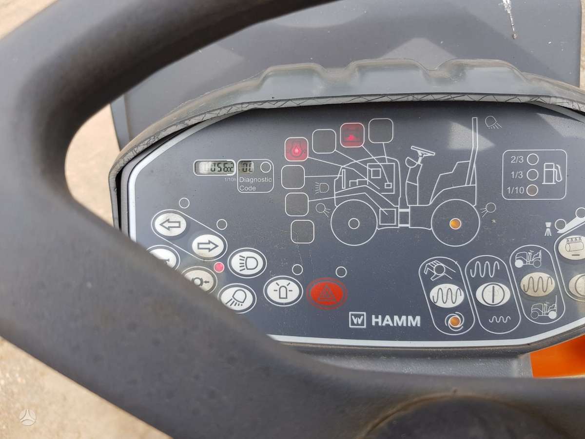 Hamm HD8VV, veltņi / blietes