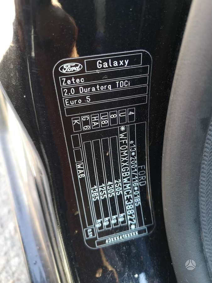Ford Galaxy по частям