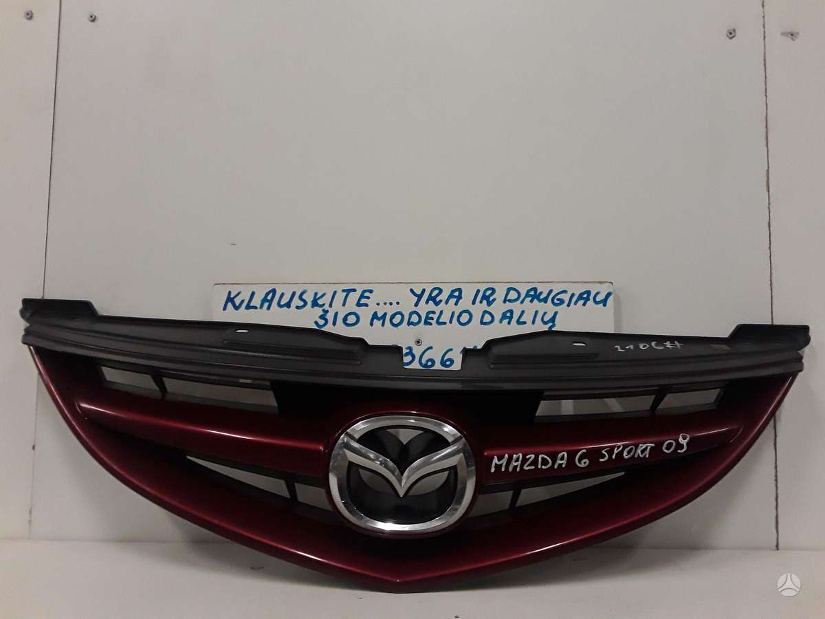 Mazda 6 rezerves daļās. Sedanas checbekas