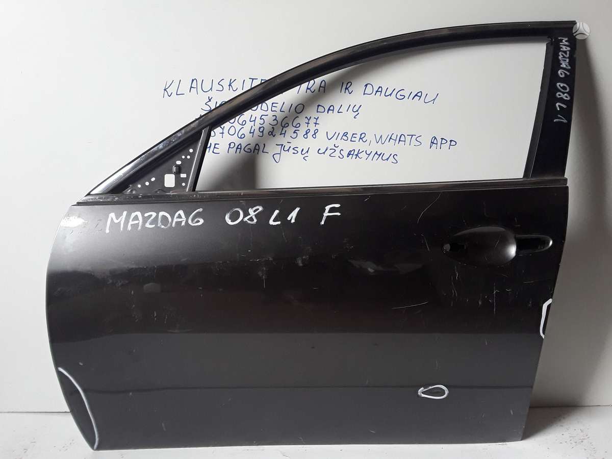 Mazda 6 dalimis. Sedanas checbekas