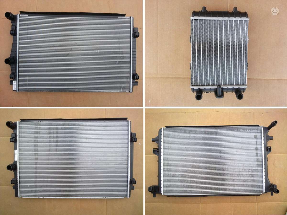 Audi A3, 5Q0, a/c condenser, water radiator, fan