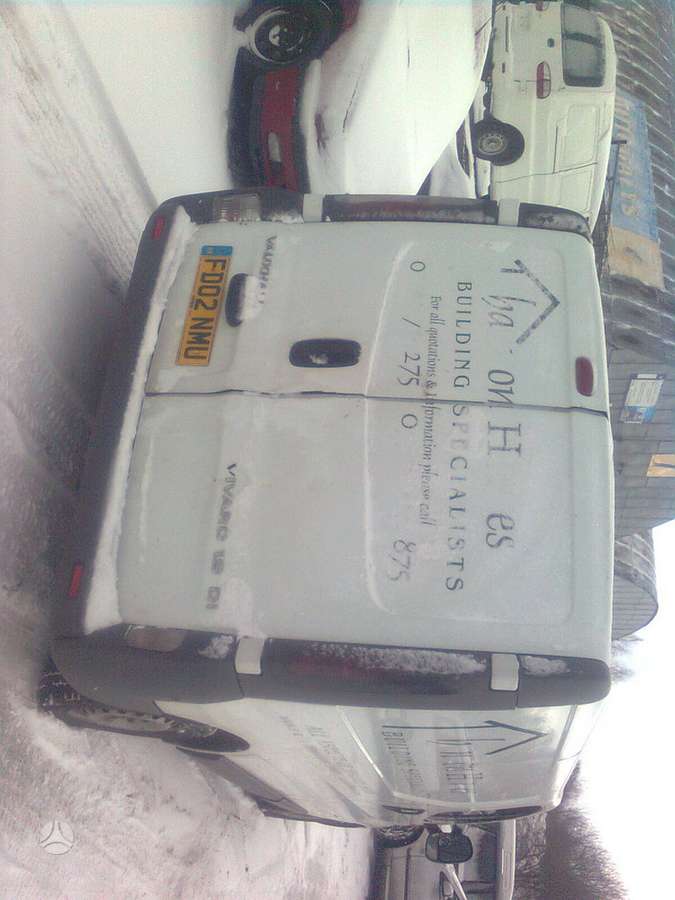 Opel Vivaro, cargo vans