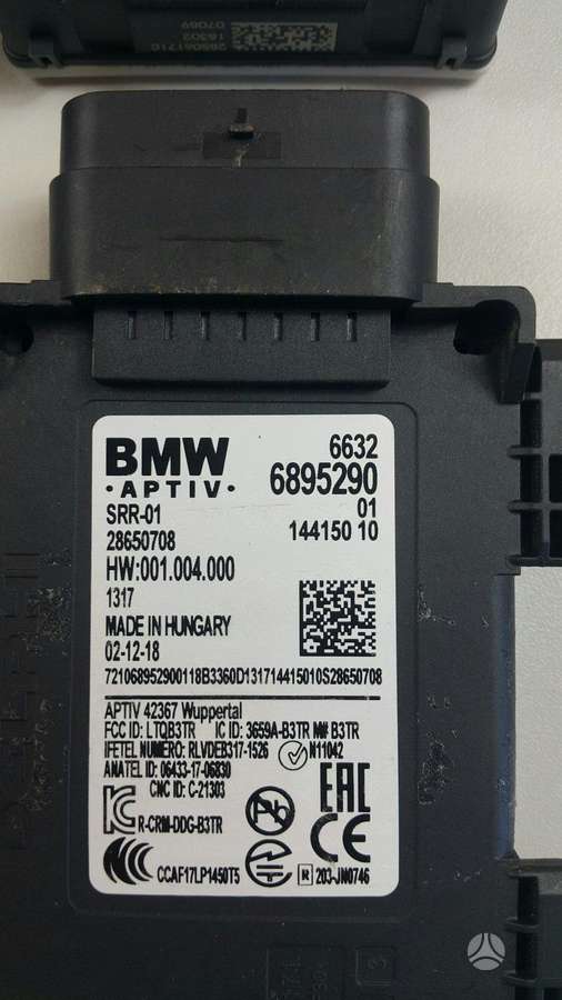 BMW X3, 8643184, engine cradle, electrical wiring, computer