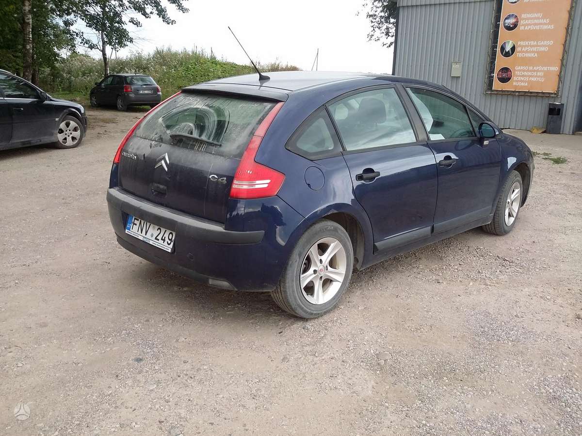 Citroen C4 dalimis. Europa dalimis