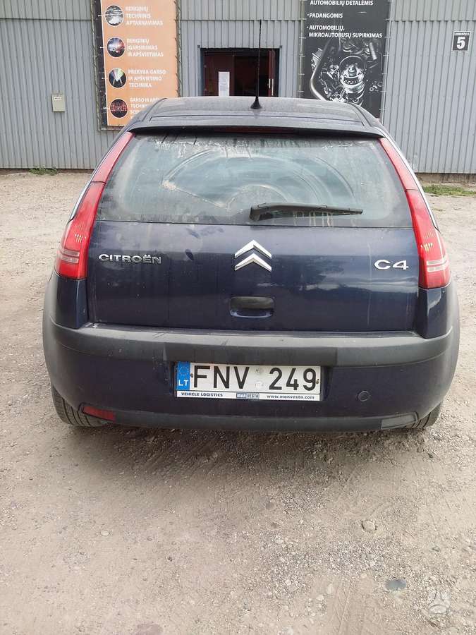 Citroen C4 dalimis. Europa dalimis