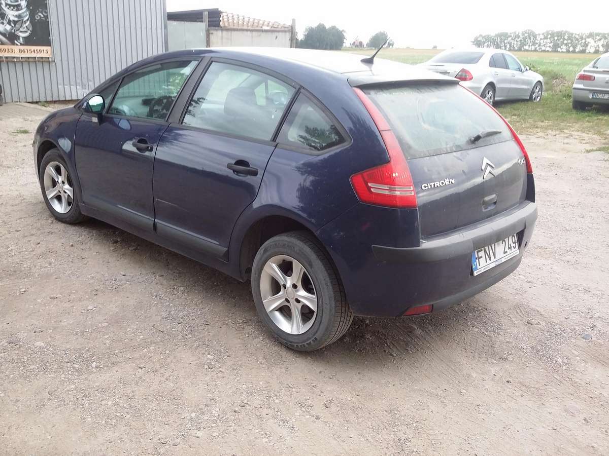 Citroen C4 dalimis. Europa dalimis