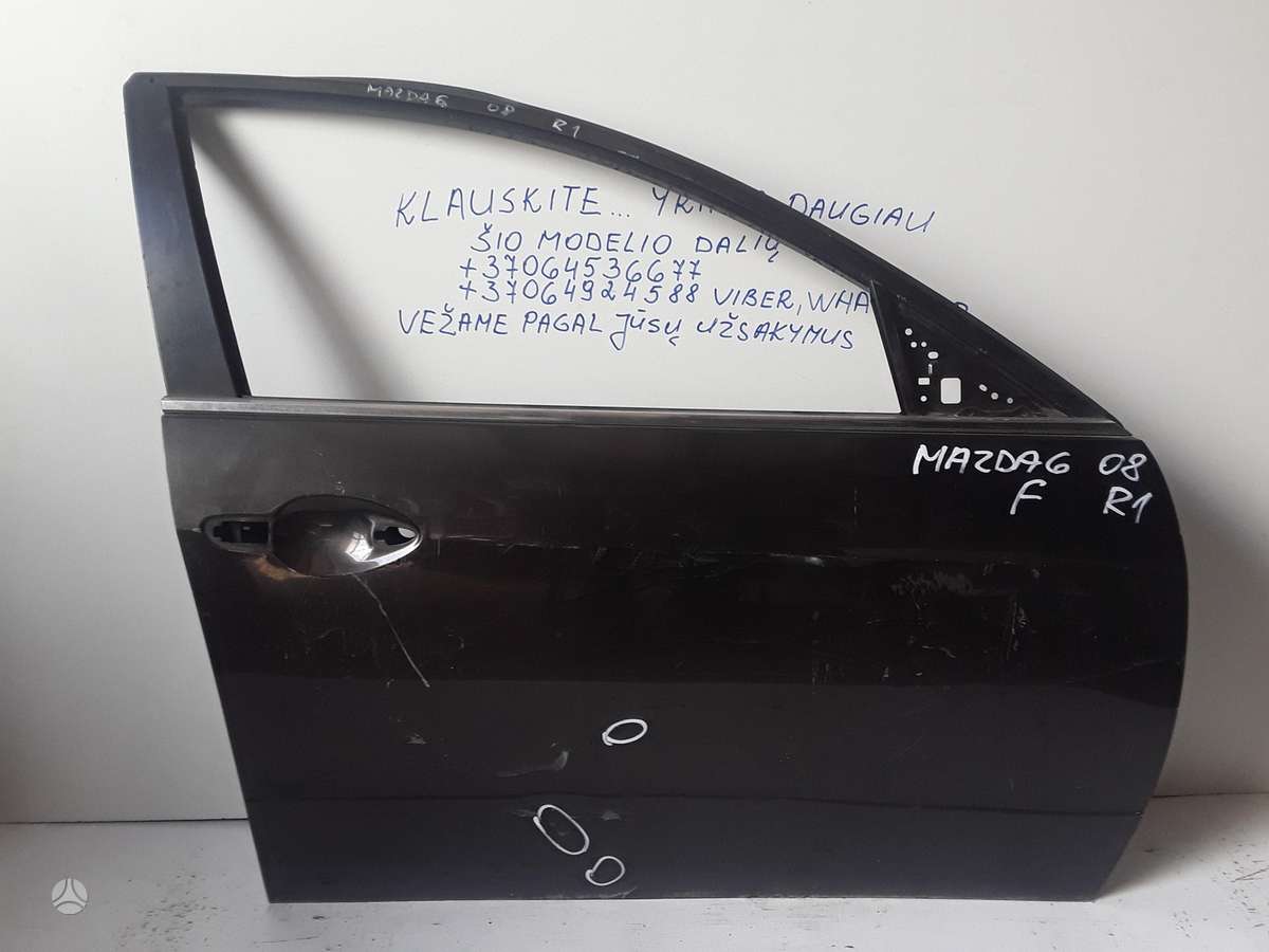 Mazda 6 rezerves daļās. Sedanas checbekas