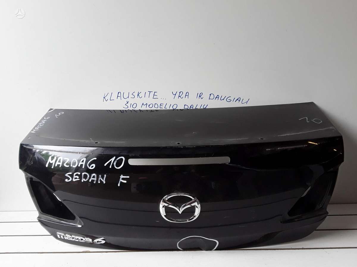 Mazda 6 rezerves daļās. Sedanas checbekas