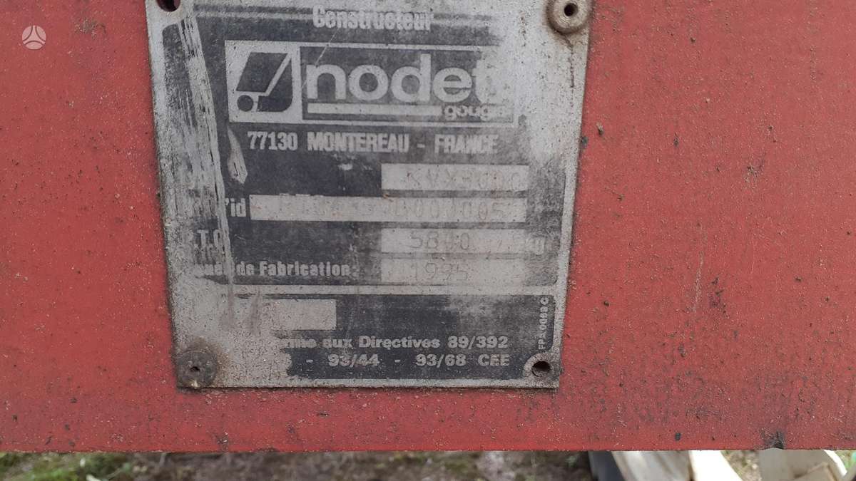 Kuhn MODEST, разбрызгиватели
