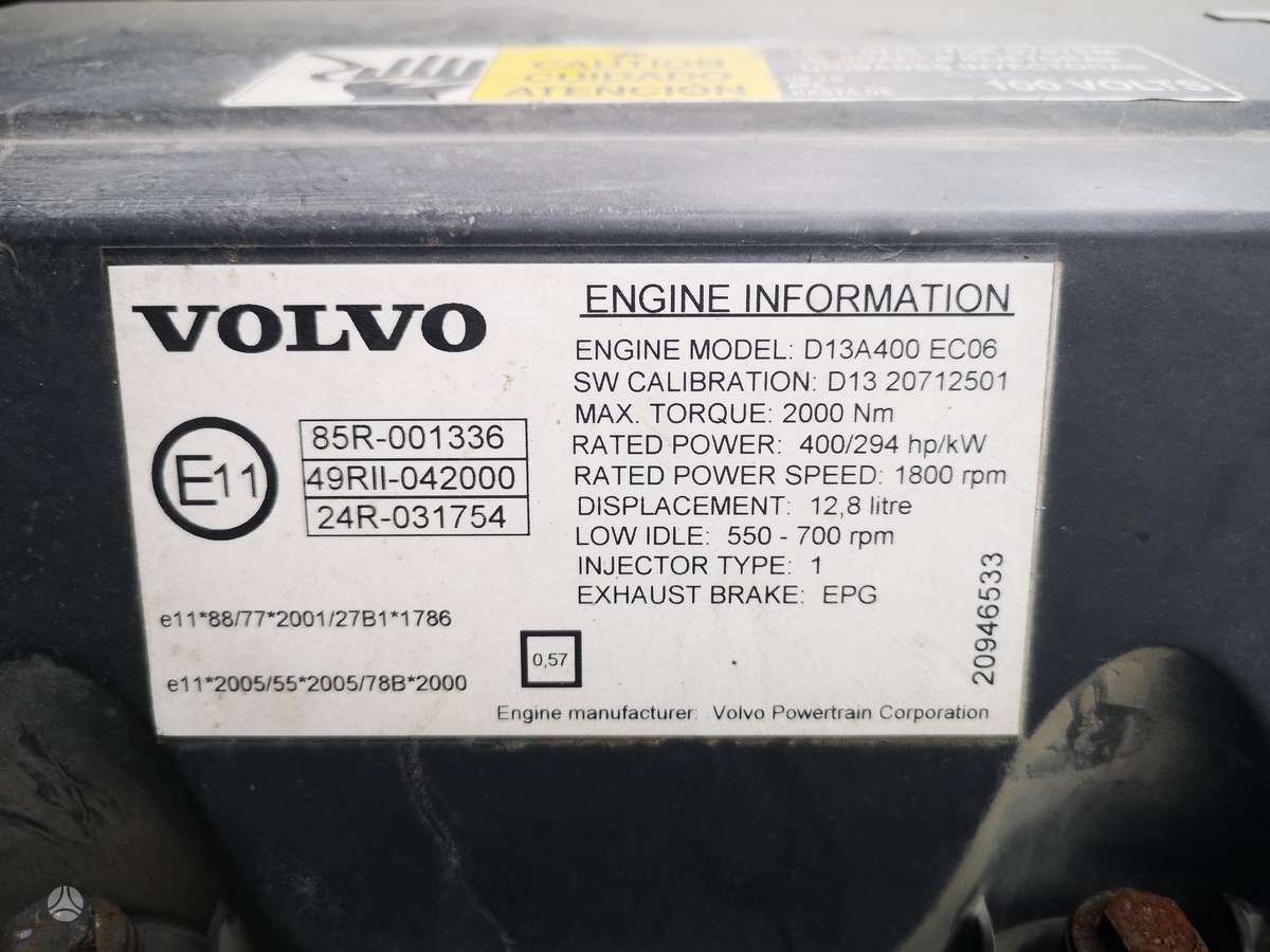 Volvo FM13 , 8*4, грузовики