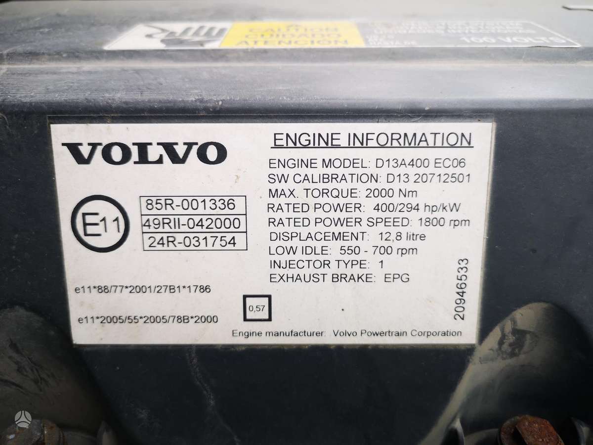 Volvo FM13 , 8*4, trucks