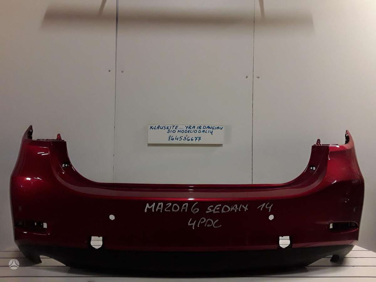 Mazda 6 dalimis