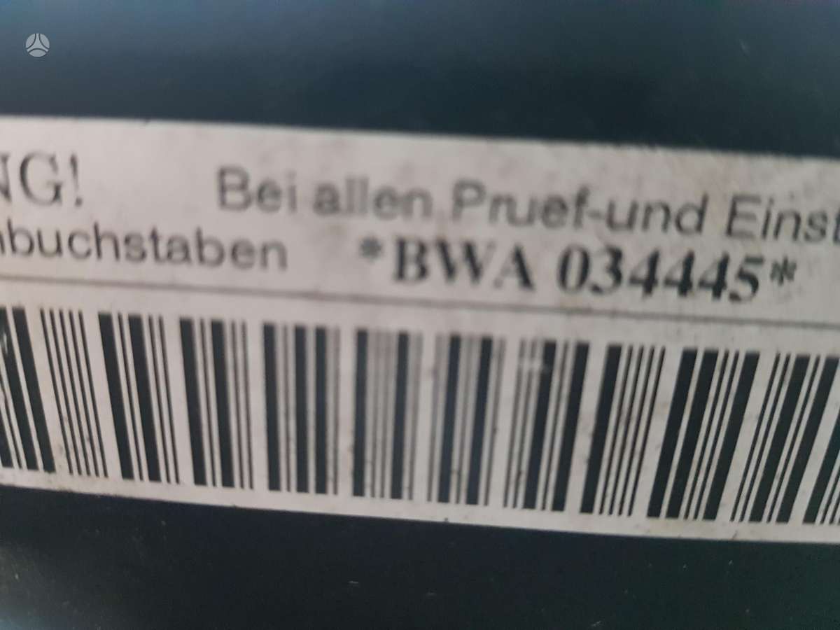 Audi A3 Variklio kodas bwa