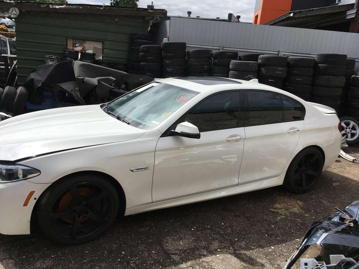 BMW 550 Nera priekio ir variklio
