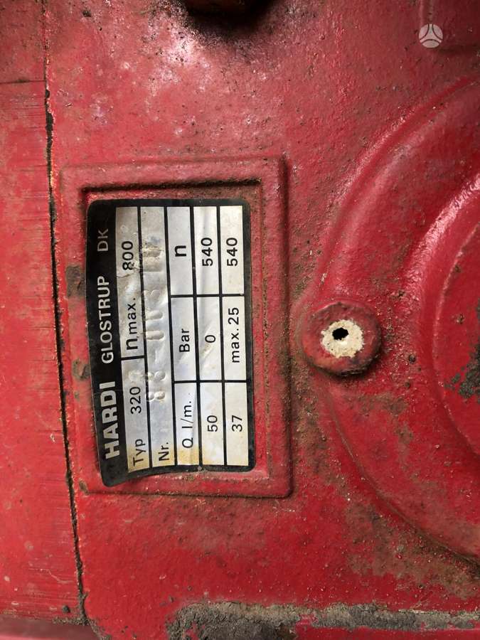 Hardi 320, разбрызгиватели