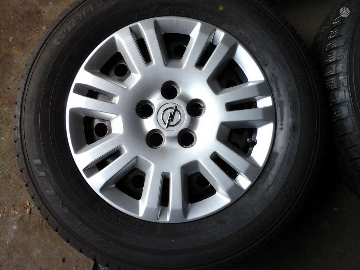 Opel, plieniniai štampuoti, R16
