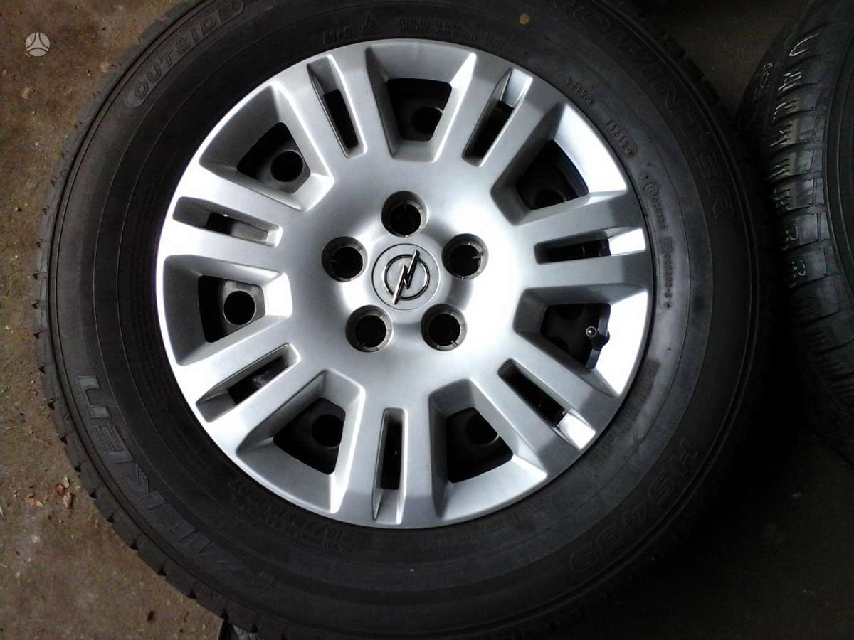 Opel, tērauda apzīmogoti, R16
