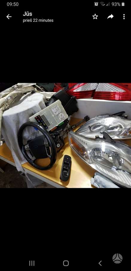 Ford Mondeo gaismas