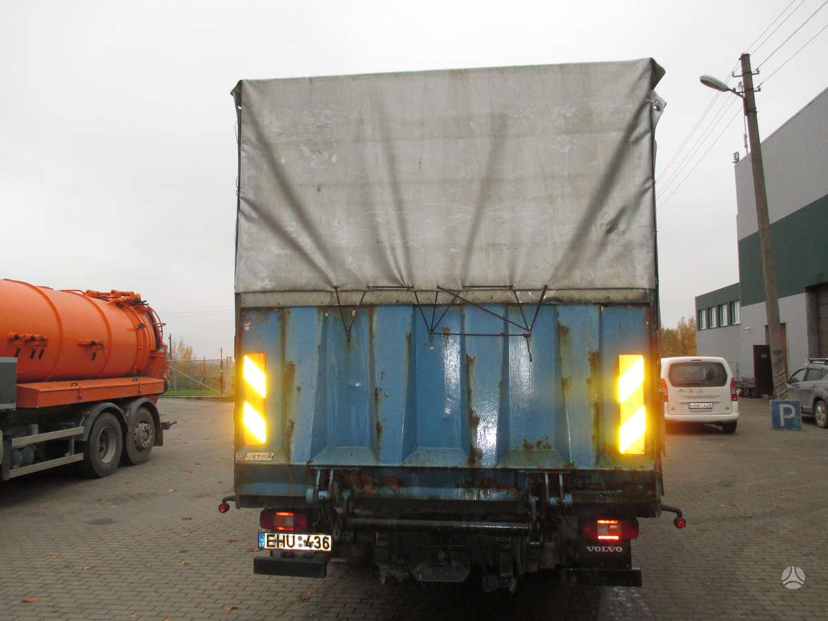 Volvo FL6, dropside trucks with tarpaulin
