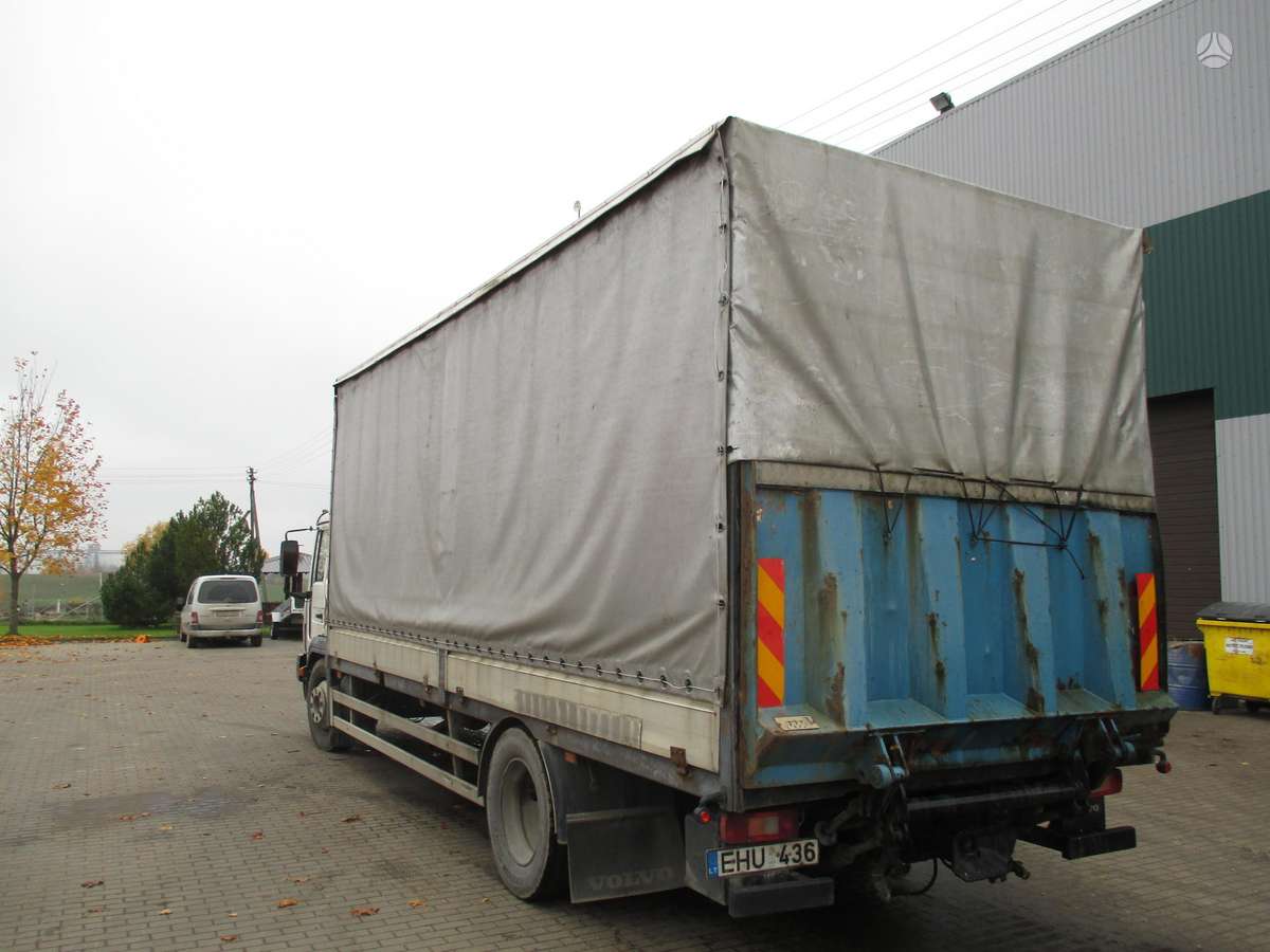 Volvo FL6, dropside trucks with tarpaulin