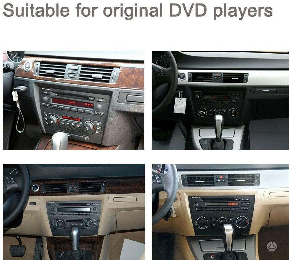 -Kita- Bmw 3 serijos E90/e91/e92/E93 be originalaus ekrano, multimedia and navigation