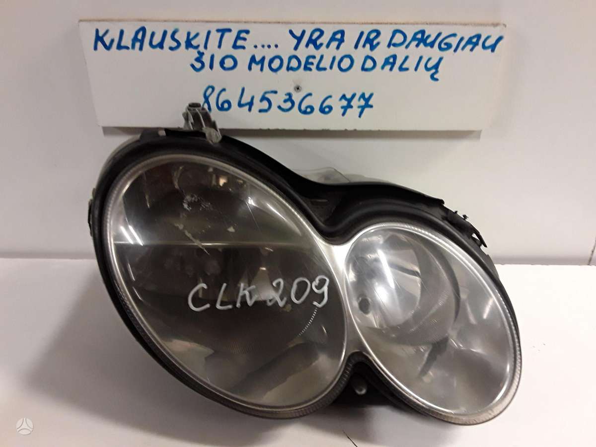 Mercedes-Benz CLK klasė dalimis