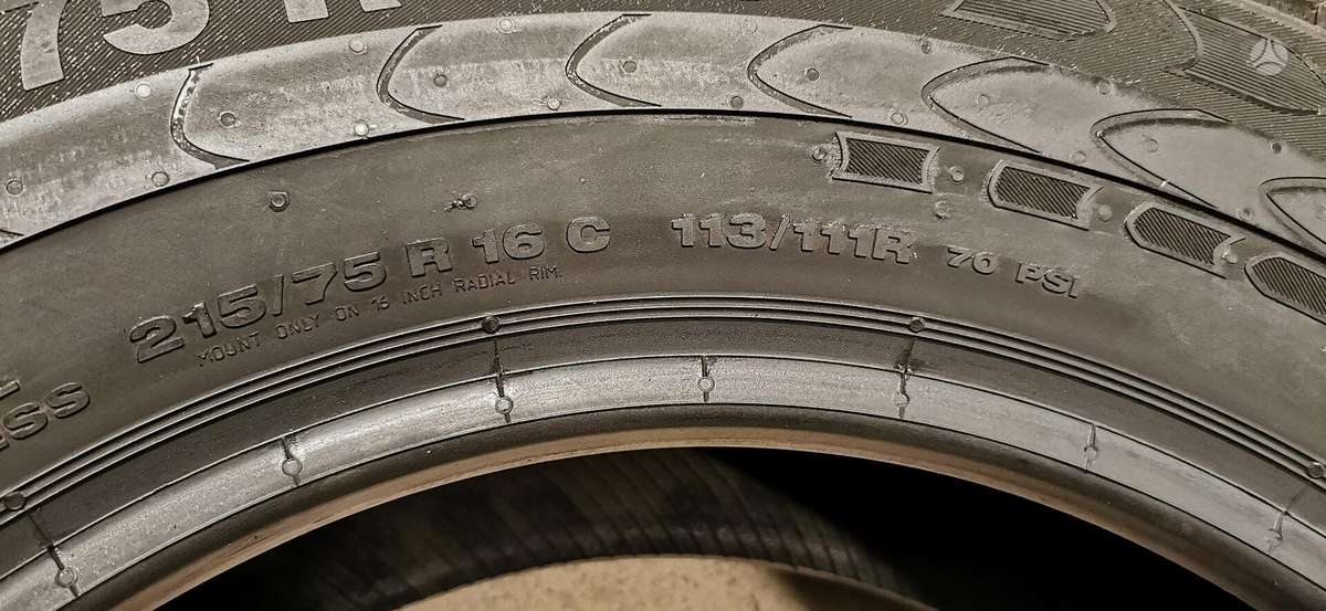 Continental, summer 215/75 R16