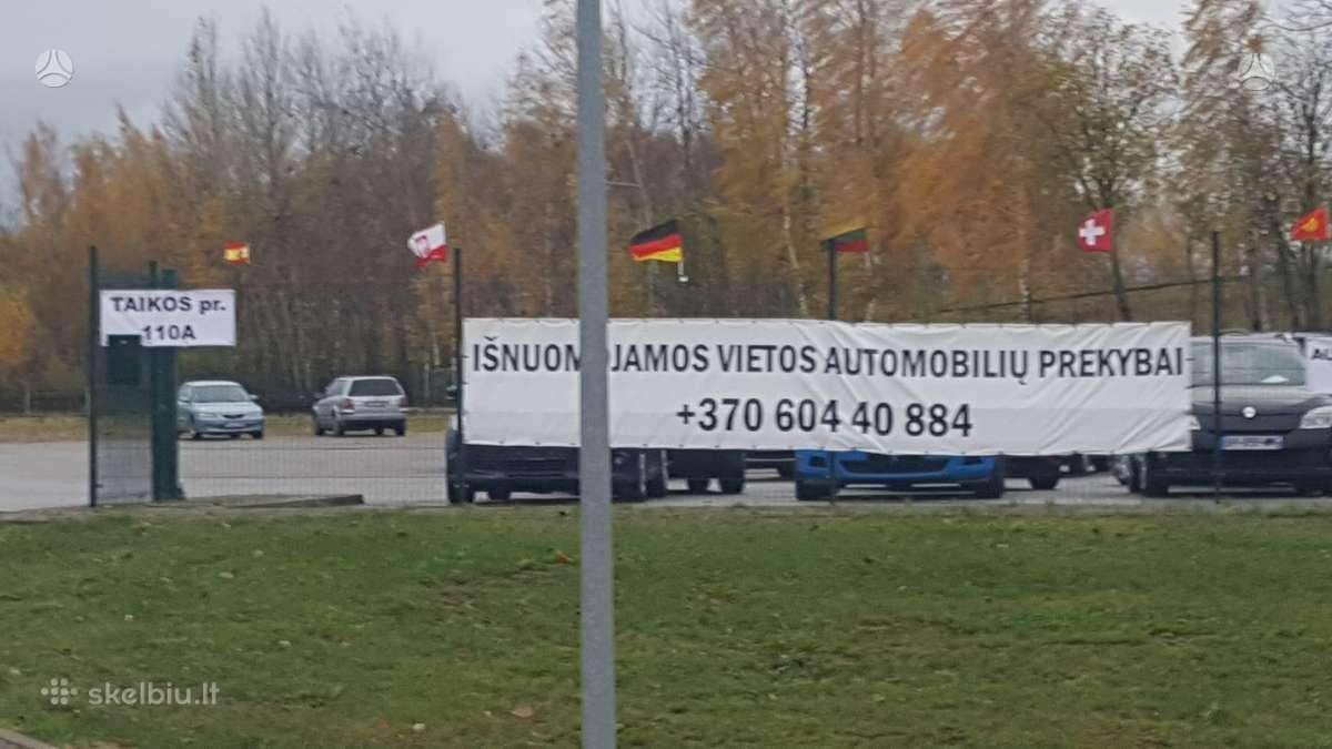 Nuomojamas plotas automobilių prekybai