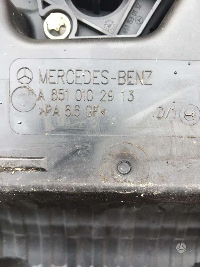 Mercedes-Benz E klasė, 651, детали двигателя