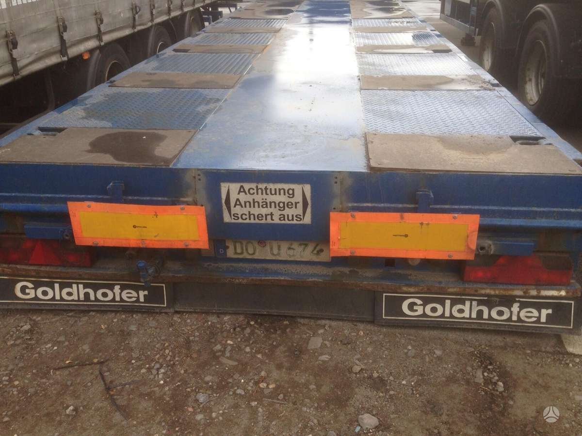 Goldhofer, spec. priekabos / puspriekabės